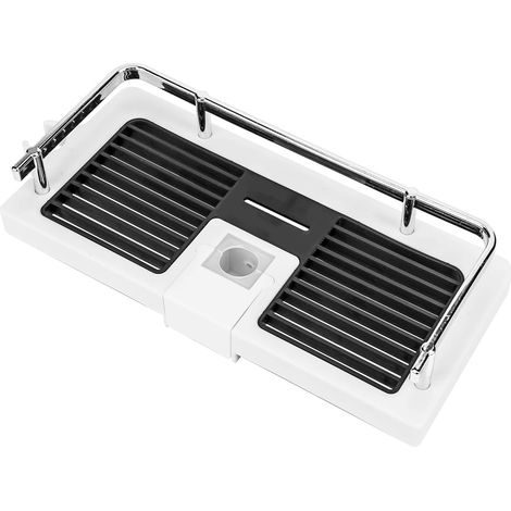 Sollbry Support De Rangement De Douche Étagère De Salle De Bain Étagères De Poteau De Poteau De Shampooing Nette (1/5)