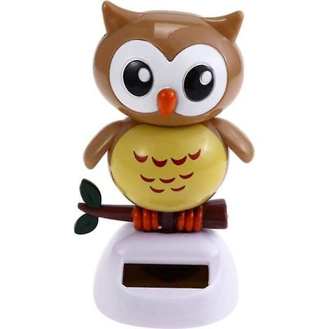Figurine de poupée dansante écologique à énergie solaire, ornement de voiture (1/4)