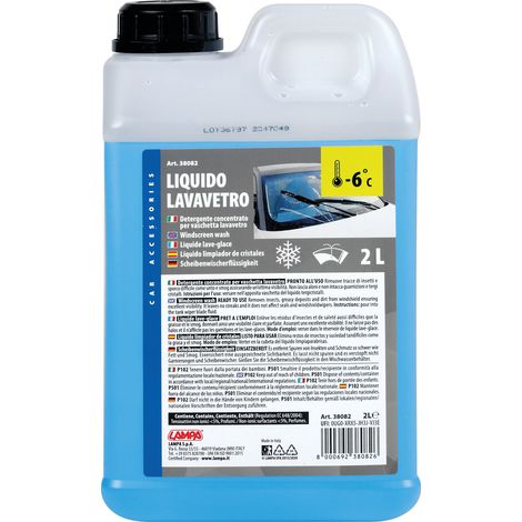 Liquido lavavetro invernale (-6°C) - 2000 ml