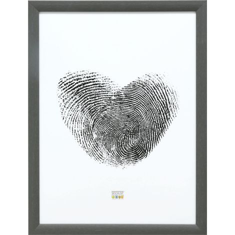Cadre Photo Bois Peint Gris 49,4 x 34,4 x 1,5 cm (1/4)