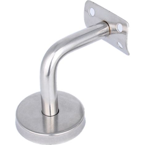 Supports de main courante en acier inoxydable 304 pour rampes d'escalier, supports muraux et rampes en bois  argent (4 pièces).