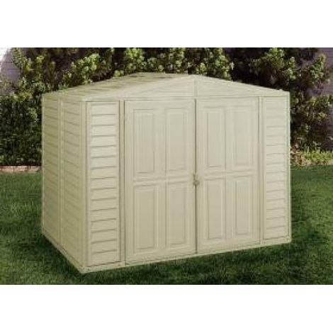 CASETA COBERTIZO PVC JARDIN DURAMATE 8X6 DURAMAX (1/5)