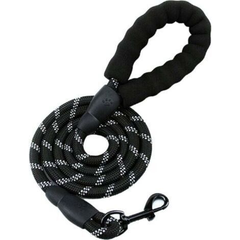 Laisse pour Chien en Nylon Réfléchissant 150 cm, Solide et Haute Qualité, Idéale pour Course, Jogging et Randonnée (1/4)