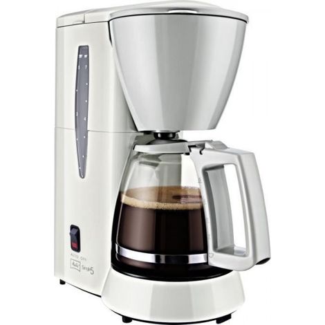 Machine a Cafe - Cafetiere Electrique Melitta Single 5 M720-1/1 Blanc - Filtre 8 tasses 650W