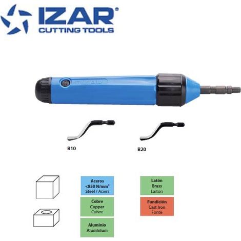 ébavureur Izar avec 2 lames Mod.B