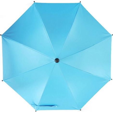 Parasol pour poussette avec pince et protection UV réglable, idéal pour les utilisateurs de fauteuils roulants et les enfants. (1/5)