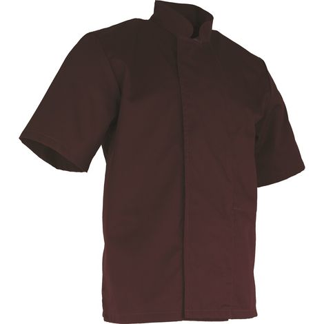 Veste de cuisine bordeaux manches courtes LMA CONFITURE Bordeaux XXL.