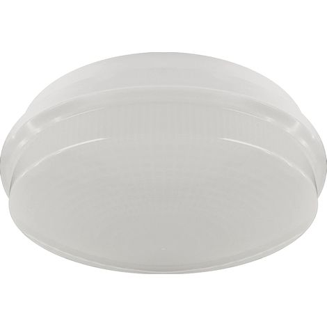 Lámpara de techo hermética E27 60W IP65 color blanco lechoso Ideus 04186 (1/2)