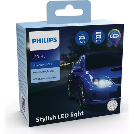 Philips LED-Lampen H4 Ultinon PRO3021 6000K 12/24 (1/3)
