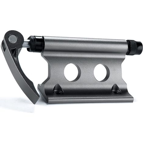 BEBUSINGOTO Soporte de horquilla de bicicleta de aleación de aluminio, plateado, para bicicletas de montaña, coches y bicicletas. (1/5)