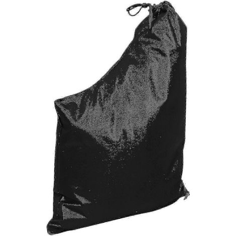 Schwarzer Laubfangsack und Reinigungsset für die Gartengerätepflege, kompatibler Staubsaugeraufsatz, komplettes Set mit Ersatzbeuteln und Wartungsbürste. (1/2)