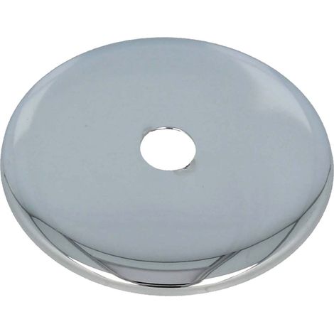 tecuro Hahnrosette Ø 10 mm x Ø 61 mm x Höhe 5 mm, Messing verchromt (1/4)