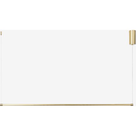 Plafonnier LED Linéaire en Métal (122 cm) Bergene SKLUM Or