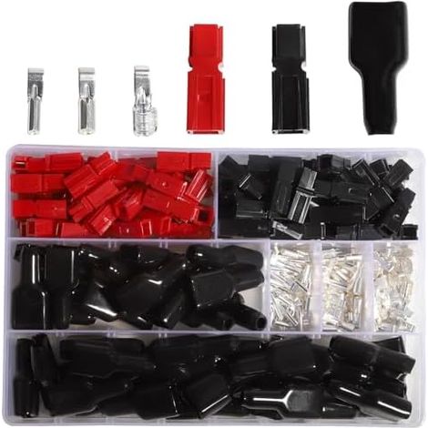 Connecteur de Batterie Batterie à Connexion Rapide, 240pcs Cosses électriques à Sertir 15/30/45 A Connecteurs d'Alimentation Modulaires Déconnexion Rapide Quick Disconnect Power Bornes (1/5)