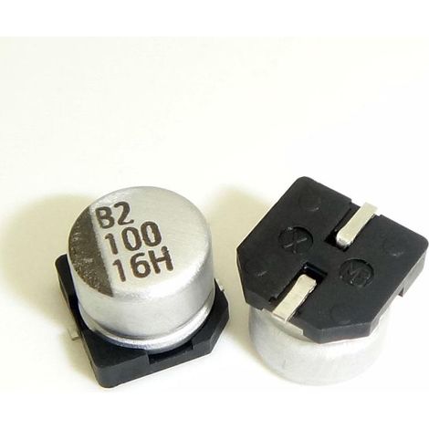 100uf 16v Smd Condensatore elettrolitico Smd 6,3x5,8mm 100mf16v-smd