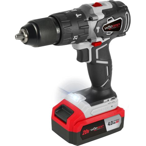 Marteau perforateur sans balais Worgrip 20v 1 batterie 4,0ah (1/2)