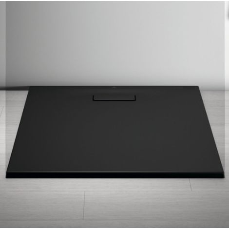 IDEAL STANDARD Cache bonde Ultra Flat New noir mat (1/3)