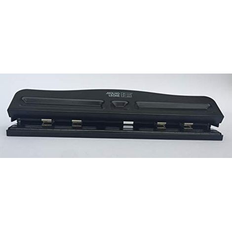 Molho Leone Perforatore 488 A 4 Fori Mobili, Capacità 10 Fogli, Struttura In Acciaio, Nero