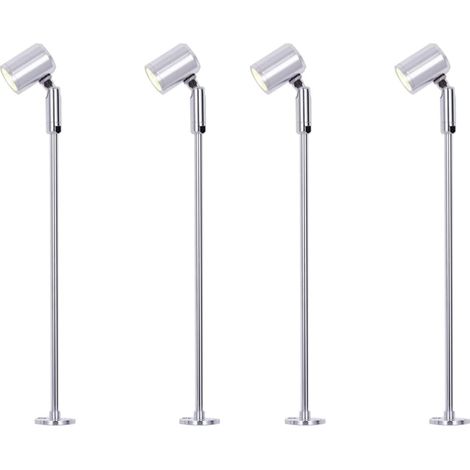 Projecteur Led Haute Luminosité Pour Vitrine Présentoir À Bijoux Éclairage Intérieur Et Extérieur Lumière Blanche Chaude 3000-3200K 21.50X3.00X4.60cm 1 Pièce (1/5)