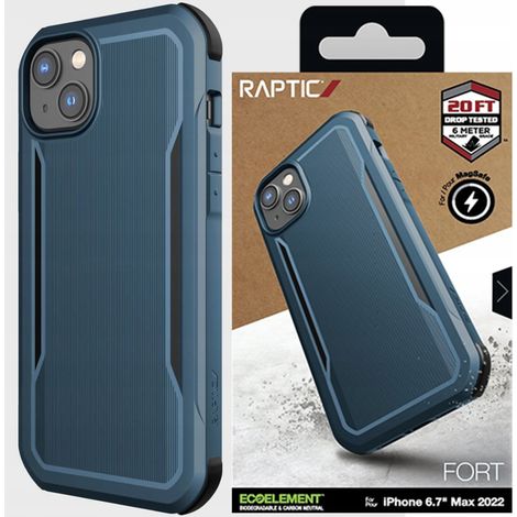 Custodia Raptic X-Doria Fort per iPhone 14 Plus con MagSafe, custodia rinforzata blu (1/5)