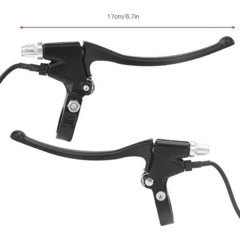 pair LIA Poignée Levier De Frein De Vélo Électrique Droite Gauche Universel En Alliage D\\'Aluminium 1 Paire