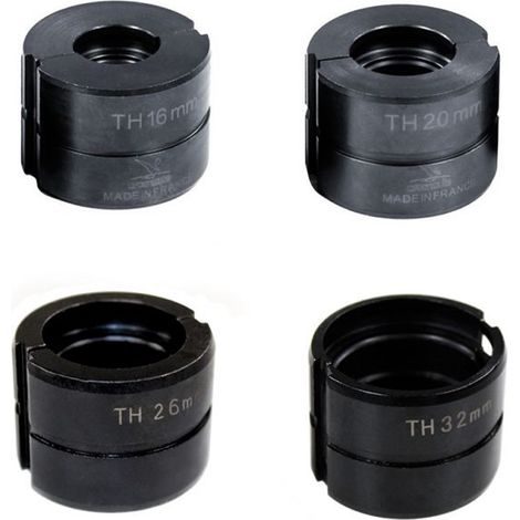Lot de 4 jeux de mors TH de Ø16 mm à Ø32 mm - Arcanaute