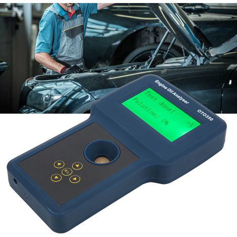 Testeur de qualité d'huile à affichage numérique pour moteurs automobiles, analyseur de qualité de lubrification rechargeable, haute précision OTO350 (prise de charge : norme américaine 100-240 V, liv (1/5)