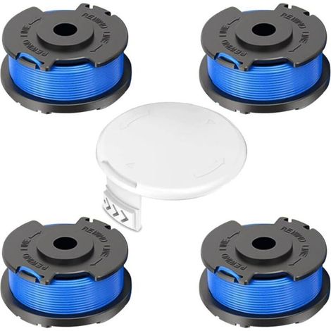 4PCS Lot bobines Fil en Nylon pour débroussailleuse Ryobi One+ , Accessoires de Jardin pour débroussailleuse 18 V , 24 V , 40 V , RY40204 , RY40220 , ZRP2080 (1/4)