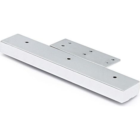 Q&Q pata metal altaria 40x20 l225 cromo , La pata metálica Altaria es ideal para sofás y muebles, está fabricada en metal resistente, con un acabado en cromo (1/2)