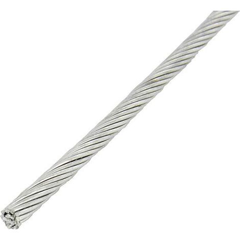 Câble en inox 7X7 mi-souple réf. 8379 A4 2,5 mm 250m (1/2)