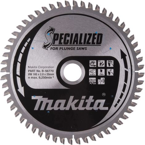 Makita SPECIALIZED Sägeblatt 165x20x56Z (1/4)