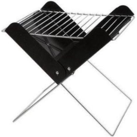 Mentor Moderner Tragbarer Grill schwarz 30 x 26 x 30 cm