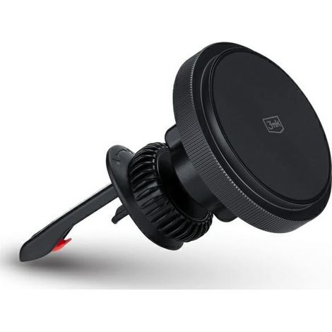 Chargeur inductif 3MK 15 W pour grille de ventilation, noir (1/5)