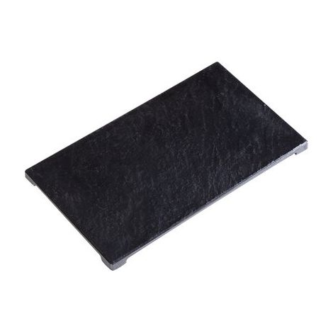 Odyssea – Cache receveur de douche noir effet pierre – Matière SMC – Compatible receveurs Gaïa – Largeur 118 mm – Longueur max 196 mm