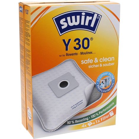 Swirl - bolsa para aspiradora y30 ecopor 4 piezas+ 1 filltro - y30 - 4006508197514