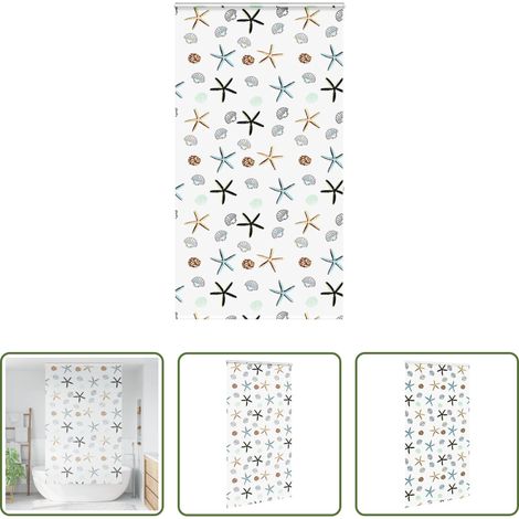 vidaXL Intimité salle de bain - Store enrouleur de douche avec cassette largeur du tissu 126 cm (1/5)