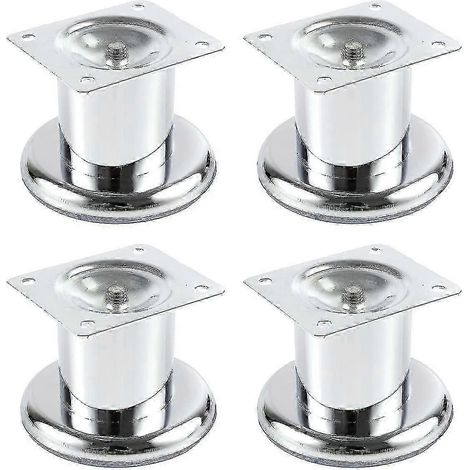 Pieds de meubles, compatibles avec armoires, lits, canapés et autres meubles (60 mm, vis incluses). (1/5)