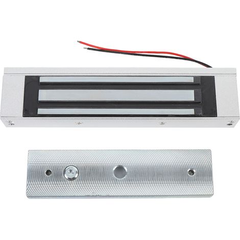 Serrure électromagnétique étanche, force de maintien de 180 kg (396 lbs), 12 V, pour système de contrôle d'accès (1/5)