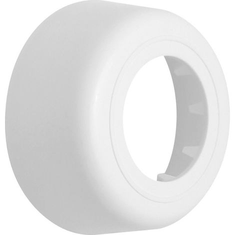 Rosace 85/40mm, hauteur 33mm, ABS/blanc