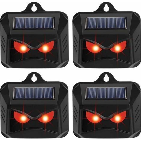4er-Pack Solar-Raubtierabwehrleuchten – Fuchsabwehr für Gärten – Tierabwehr – Hirschabwehrgeräte – Katzenabwehr – Nierenabwehr (1/5)