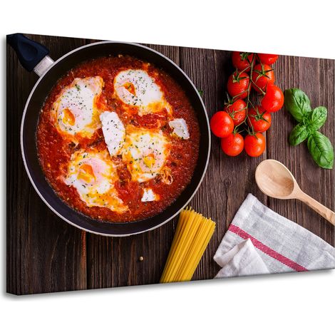 Leinwanddruck „Küche und Kochen – Leidenschaft“, 90 x 60 cm