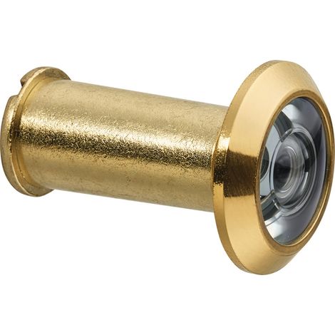 ABUS 2203 G CL Türspion-Set Gold inkl. Sichtschutzblech und drei Verlängerungsstücken