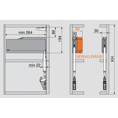 SERVODRIVE POUR UNITE MOTRICE POUR HS/HF/HL TOP