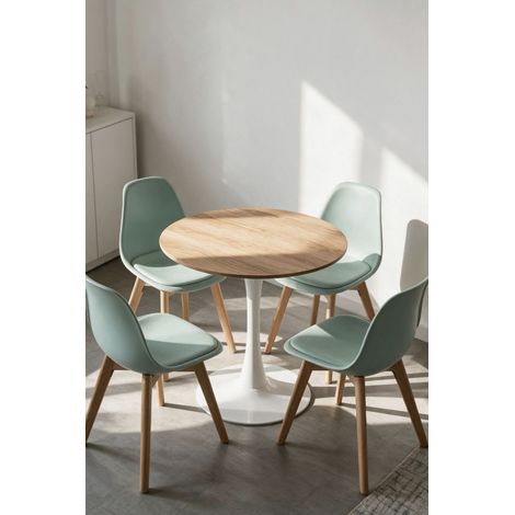 Mesas Comedor - Mesa Kolio 60 cm - Madera clara (1/5)