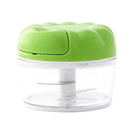 (Vert) Mini presse-ail manuel, hachoir multifonctionnel pour légumes et viande, en acier inoxydable PP (1/5)