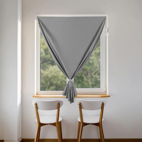 balconies and other rooms Blackout Curtain 0.7m x 1.5m Opaque Curtain for Bedroom Easy to assemble (1/5)