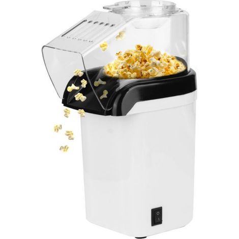 Machine à Popcorn Automatique Mini Cuisine, Appareil Électrique Blanc EU 220-240V (1/5)