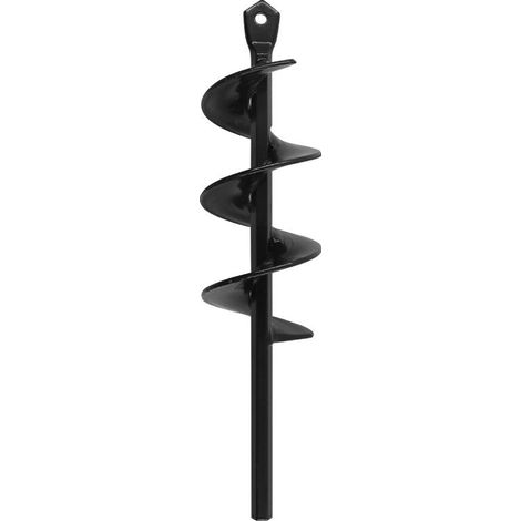Tariere Jardin Perceuse 8x30cm et 4x22cm Perceuse Jardinage Foret Spirale pour Perceuse Tariere Perceuse Tarriere Jardin Perceuse pour Jardin Tarriere de Jardin pour Perceuse Foret de Tarrier(Noir) (1/4)