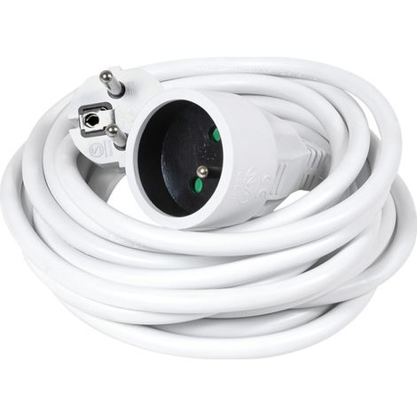 DEBFLEX - PROLONGATEUR 2P+T 16A 3G1,5 MM² HO5VV-F 5M BLANC - 335251