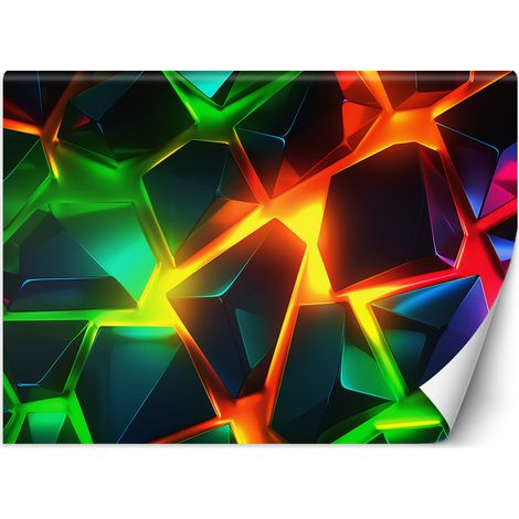 Fototapete Bunte 3D-Abstraktion 100x70 cm (1/5)